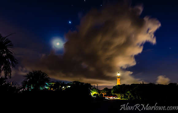 Clouds over the lighthouse