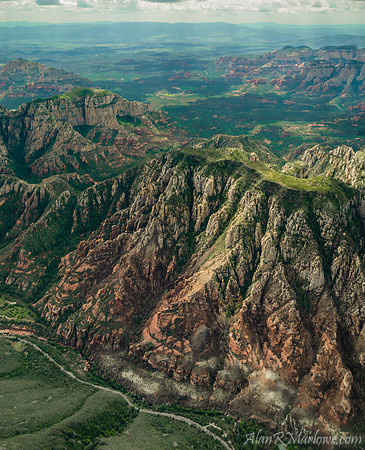 High above Sedona