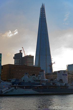 The Shard over the Thames